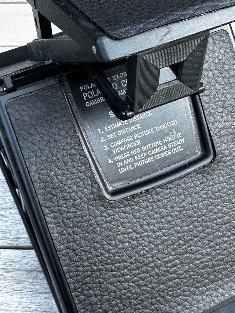 Polaroid SX 70 "All Black" (gebraucht)